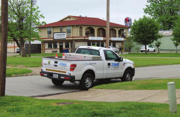 Trucks like this one have been a common sight in Terrell recently. HANK MURPHY PHOTO