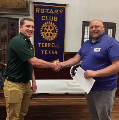 Terrell Rotary Club welcomes newest member