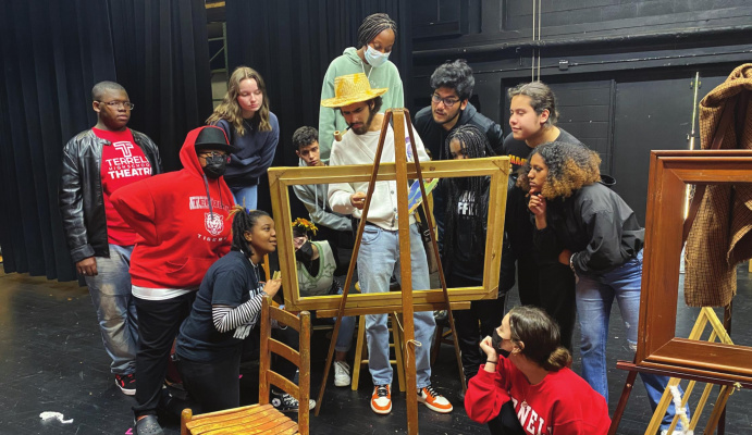 The Terrell High School Theatre Program will be hosting a public performance of their one-act play show, Vincent and Theo, beginning at 6:30 p.m. March 1 at the Jamie Foxx Performing Arts Center. Courtesy photo