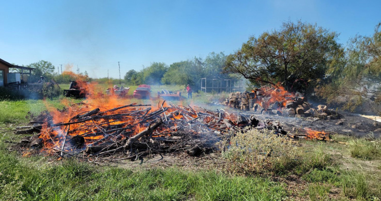 Prompted by the high volume of recent calls, the Terrell Volunteer Fire Department issued a series of reminders over the past week including always exercising extreme caution when conducting a controlled burn. Photo courtesy of the TVFD Facebook page
