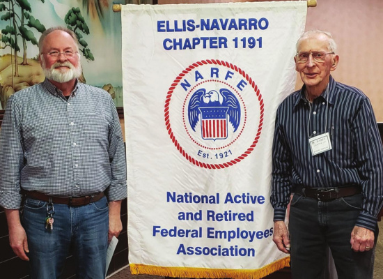 Rob Nelson, also known as Wedding Guy Rob, was the guest speaker at the National Active and Retired Federal Employees Chapter 1191 meeting Jan. 11. Courtesy photo