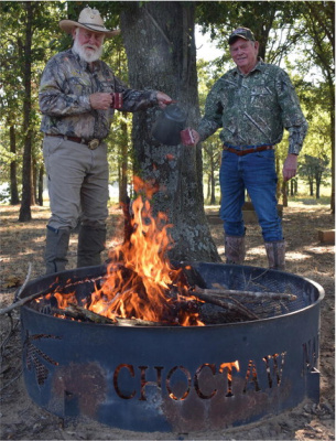 Luke Clayton, right, and his good friend, Larry Weishuhn, are both in their mid-70s and still enjoying the great outdoors, maybe more now than ever! Photo by Luke Clayton
