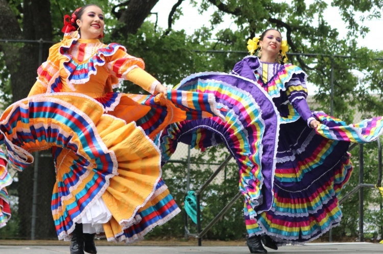 The Anita N. Martinez Ballet Folklorico brought a crowd pleasing performance to the Terrell Jubilee Entertainment Stage April 23. The Jubilee also included carnival rides, food and arts and crafts vendors, live music, a car show and a 5K run. Photos by David Kapitan