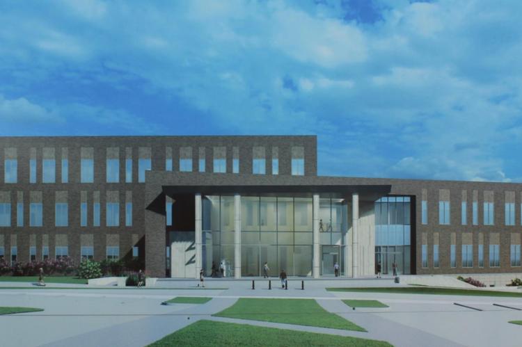An artist’s rendering of the planned Kaufman County Justice Center. HANK MURPHY PHOTO