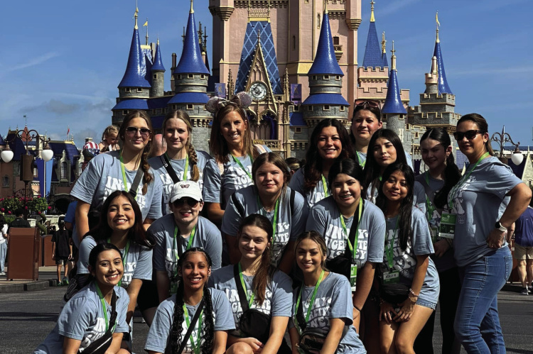 Terrell High School’s theatre troupe hit the Big Apple of New York City as they visited Radio Music City Hall, Times Square, Summit One Vanderbilt, Broadway, Central Park and much more on spring break. Meanwhile, the Tigerettes made a trip down to Orlando, Florida to visit and take part in Disney’s dance workshops. Additional photos on 9A. Photo courtesy of Terrell ISD Fine Arts Facebook page