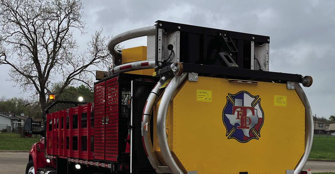 The City of Terrell received used a grant that was awarded for the purchase of a new Truck Mounted Attenuator Unit that will be utilized to protect first responders as they work incidents on roadways. Photos courtesy of Dustin Conner
