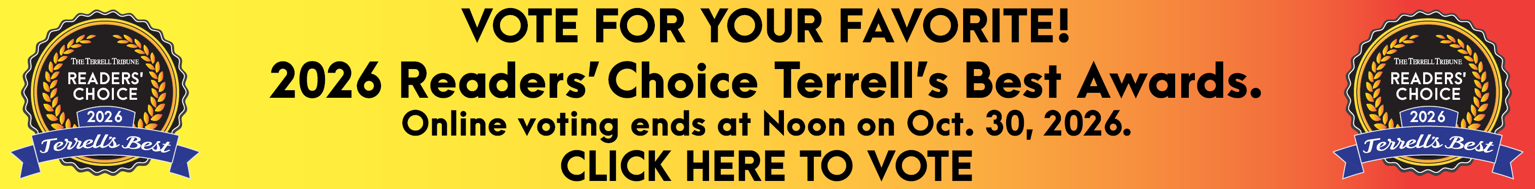 Readers Choice Form Link