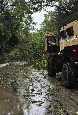 Terrell PD aids town during storm