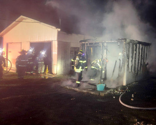 Departments respond to possible barn fire