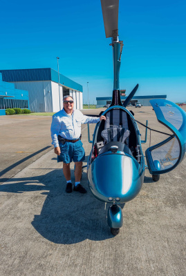 Mike Montefusco will give a brief history of gyrocopters and tell the story of how he came to build one Saturday, June 21 at the No. 1 British Flying Training School Museum. Courtesy photo