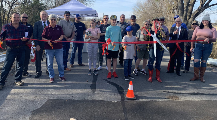County celebrates completion of road project