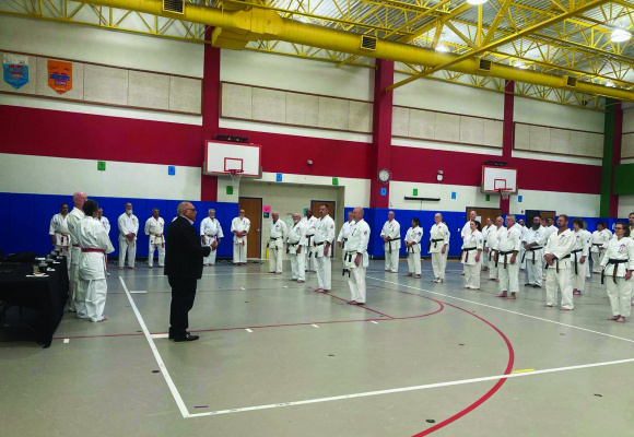 Mayor Carmona welcomes Kobudo Training Camp students