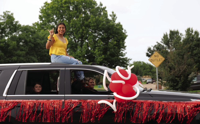 The Terrell High School Class of 2025 seniors took their Senior Procession on Wednesday, May 28 before their graduation on Friday.