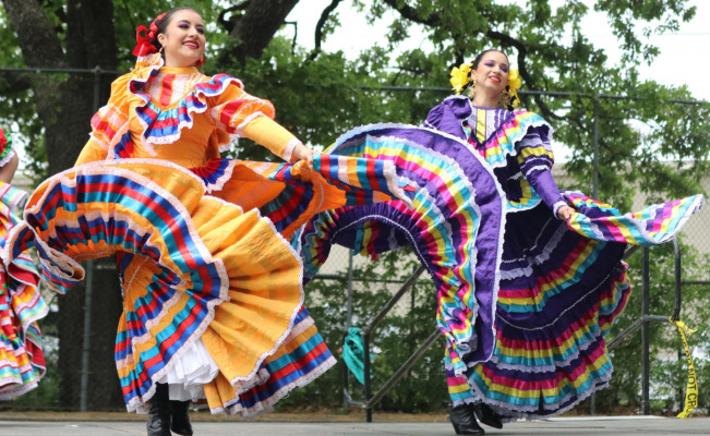 The Anita N. Martinez Ballet Folklorico brought a crowd pleasing performance to the Terrell Jubilee Entertainment Stage April 23. The Jubilee also included carnival rides, food and arts and crafts vendors, live music, a car show and a 5K run. Photos by David Kapitan