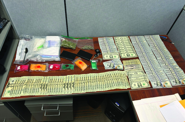 Terrell Narcotics Investigators, with assistance from Kaufman SWAT, made a sizeable drug and illegal fund seizure while serving a search warrant Thursday, Dec. 28 in Kaufman. Photo courtesy of Terrell PD