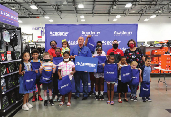 Fifteen local students were gifted $150 shopping sprees through a collaboration between Academy Sports + Outdoors and the Terrell ISD. PHOTOS COURTESY OF TERRELL ISD