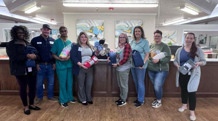 NUCOR donates blankets to multiple locations