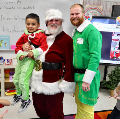 SANTA AND BUDDY THE ELF