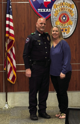 Terrell PD swears in new officers, announces promotions