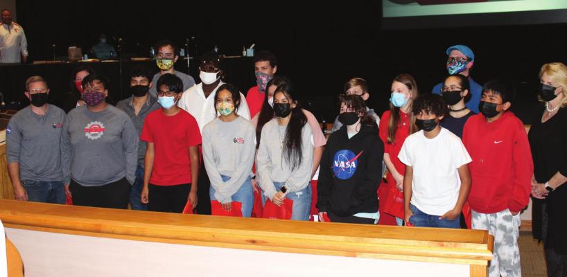 Robotics students recognized