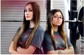 The Terrell powerlifting program has seen a sharp increase in female participants over the past four years, going from one to more than 20 this season. This year’s success stories include Madison Mc-Cleery, Cheyanne Chanthaseng and Zaryiah Henderson all qualifying to compete at the Regional Powerlifting Meet. Photo courtesy of Terrell ISD