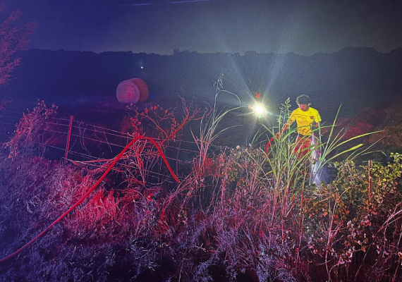 Terrell VFD fights firework grass fire