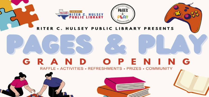 Hulsey Library hosting grand opening for Pages and Play