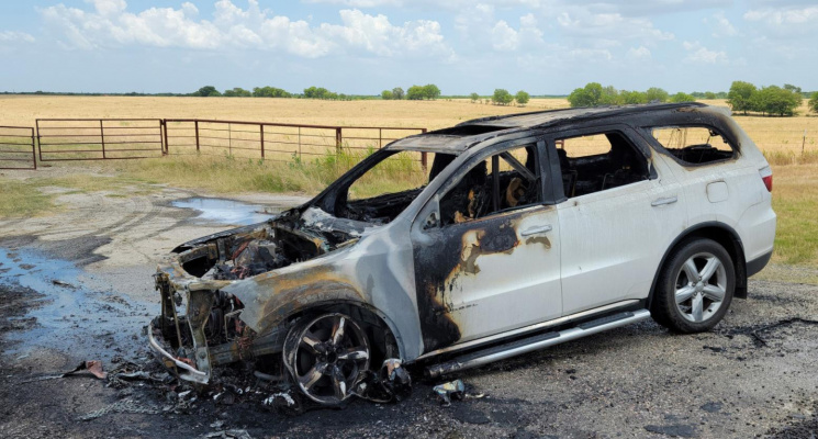 The Terrell Volunteer Fire Department was paged out to two separate incidents June 18, responding to a vehicle fire before getting called out for an illegal burn. Photo courtesy of TVFD Facebook page