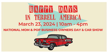 	Make plans to shop small during Happy Days in Terrell America