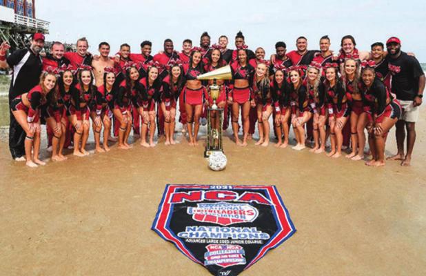 TVCC Cardinal cheerleaders take national title