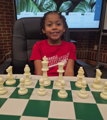 Hulsey Library hosts Terrell Kids Chess Club