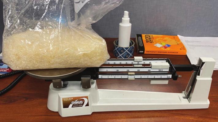 An early morning traffic stop by Terrell Police Department officers resulted in the discovery of methamphetamines, heroin and methadone. The two occupants of the vehicle, Christopher Glenn Hennessy and Priscilla Rene Donahue, were taken into custody on multiple drug-related charges. COURTESY PHOTO