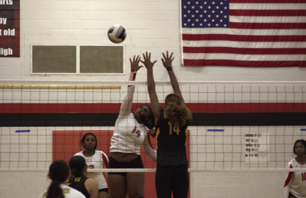 Danyale Hubbard, pictured earlier in the season, and the Terrell Lady Tigers fell in their final game of the regular season Oct. 24 against the Lancaster Lady Tigers on the road. Photo by Bodey Cooper
