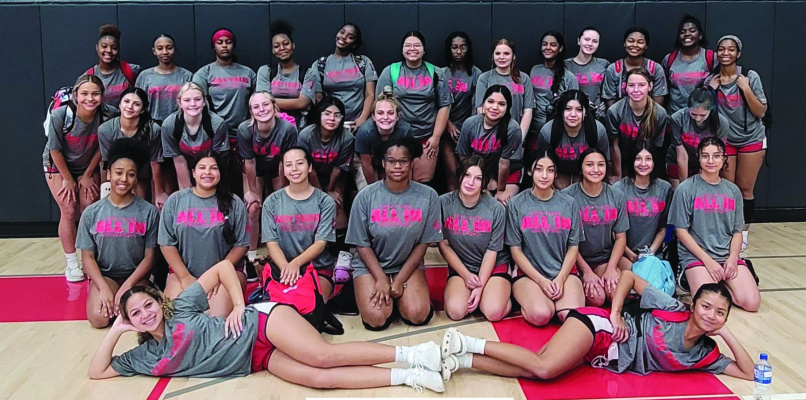 The Terrell Lady Tigers fell in straight sets in their district contest to the Red Oak Lady Hawks on the road Oct. 9. Photo courtesy of Terrell Tigers Volleyball