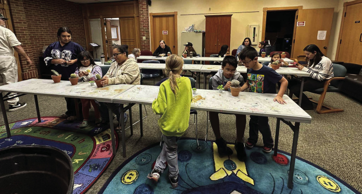 Cactus Class haunts Hulsey Library on Halloween