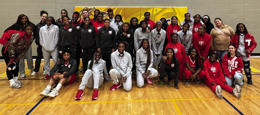 The Terrell Lady Tigers basketball teams competed in the first scrimmage games of the 2025-26 season on Saturday, Nov. 1. Photo courtesy of Terrell Lady Tigers Basketball Facebook page