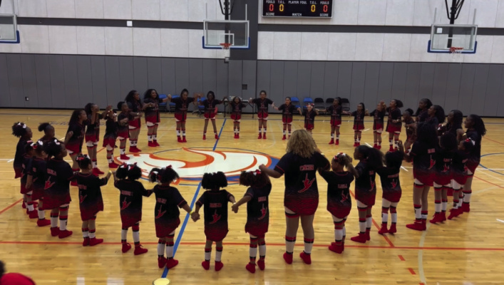 Terrell dance performs at Dallas Wings game