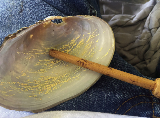 Getting ready for an outdoor adventure is almost as much fun as the outing itself. This week, Luke writes about how he has been getting ready for his annual outdoor event in Greenville but also getting ready for turkey and hogs as well. Luke is ready for turkey season with his homemade turkey call made from a freshwater mussel shell. Photo by Luke Clayton