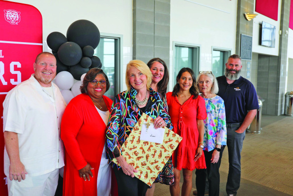 Members of Terrell ISD, City Council, staff, community, family and friends came out to celebrate the retirement of outgoing Terrell ISD School Board President Dena Risinger at the Jamie Foxx Performing Arts Center on Thursday, May 28. After 24 years of dedication and service to Terrell ISD, Ms. Risinger is embarking on a new chapter.