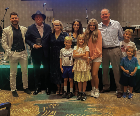 Terrell’s own Film Alley President and Owner Morris Schulman was selected as the recipient for the Cineshow 2024 “Visionary of the Year.” Photo courtesy of Film Alley (Terrell, TX) Facebook page