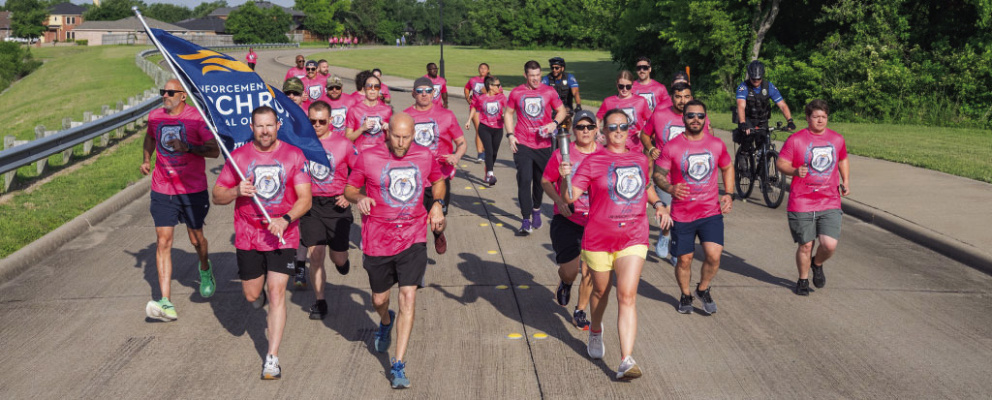 Terrell Detective reps at Law Enforcement Torch Run
