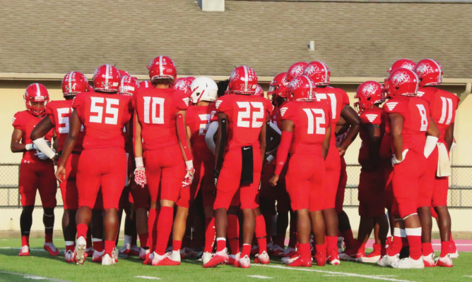 The Terrell Tigers, now 4-3 on the season and 1-2 in District 7-4A play, will look to boost their playoff odds Oct. 22 when they take on the 6-1 Argyle Eagles. PHOTO BY DAVID KAPITAN