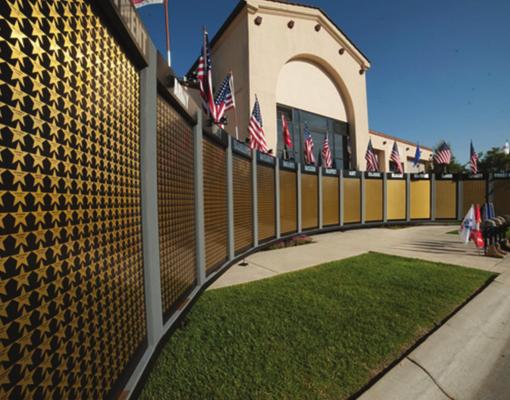 GoldStars Tribute Wall to