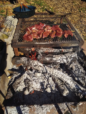 Luke spent some time recently in the cold night woods and shares some tasty wild pork recipes he devised while waiting for the hogs to show up. Photo by Luke Clayton