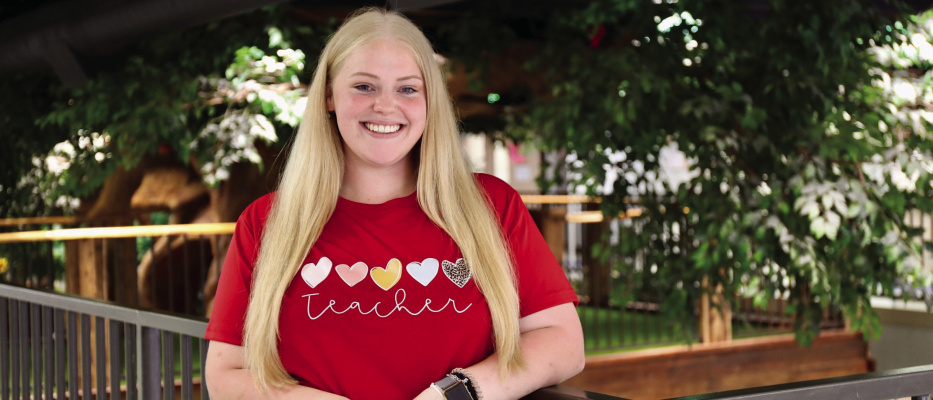 Hannah Ellard is a Terrell success story as she graduated just three years ago and now has returned to teach fourth grade math and science at Gilbert Willie Elementary School. Photo courtesy of Terrell ISD