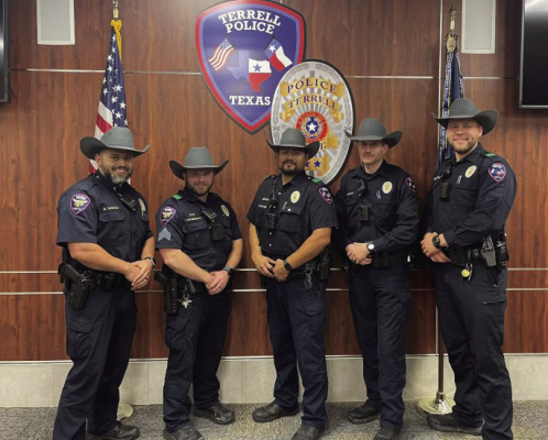 Photo courtesy of Terrell Police Department