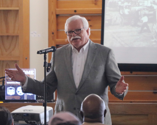 Mike Chitty was recognized as the Rotary Community Service Award recipient for his years of tireless service and dedication to the citizens of Terrell and Kaufman County during the 115th annual Industrial Recognition Luncheon held Feb. 9. Photo by David Kapitan