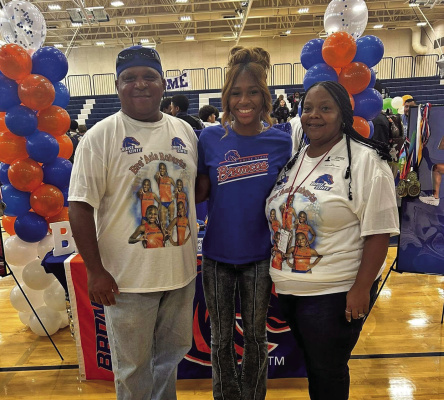 Breasia Roberts will be competing at the State Games of Texas and then attending Boise State University on a track scholarship. She competed in the North Texas Longhorns Summer Track Club. Photo courtesy of Keith Willis