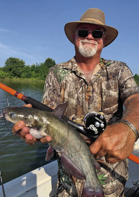Luke’s got some adventures lined up for this week, including a fishing trip on Lake Tawakoni with guide David Hanson. Both channel can blue catfish are biting well now. Photo by Luke Clayton