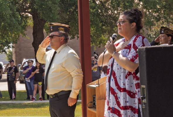 Citizens, elected officials, visitors and Veterans gathered at Kaufman County Veterans Memorial Park on Monday, May 25 for the Memorial Day celebration ceremony. Judge Joseph Russell delivered a speech to honor the fallen military service members.